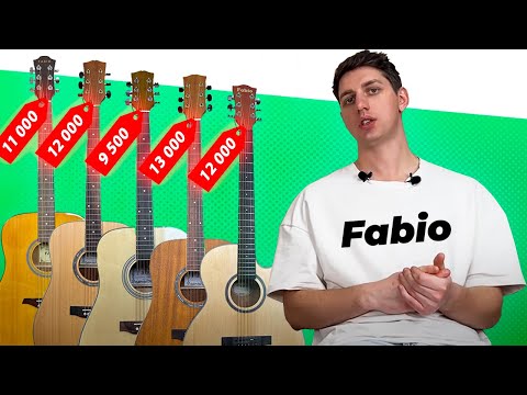 Видео: ГИТАРЫ из МАССИВА за 10 000-15 000 рублей / Обзор новых акустических гитар Fabio