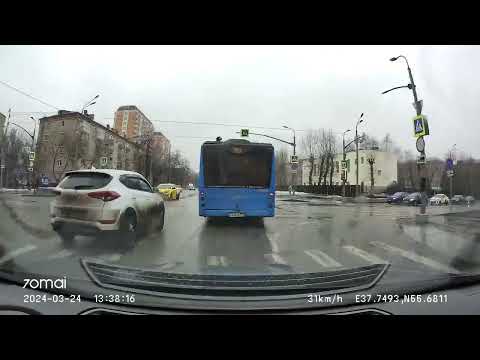 Видео: Driving in Moscow agglomeration: Текстильщики - Ворыпаево 24/03/2024 (timelapse 4x)