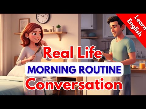 Видео: Утренний разговор | Легкая практика разговорного английского для начинающих