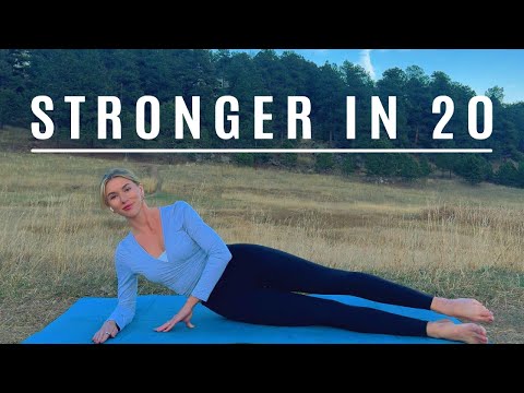 Видео: Пилатес для ягодиц и корпуса — 20-минутная тренировка без оборудования