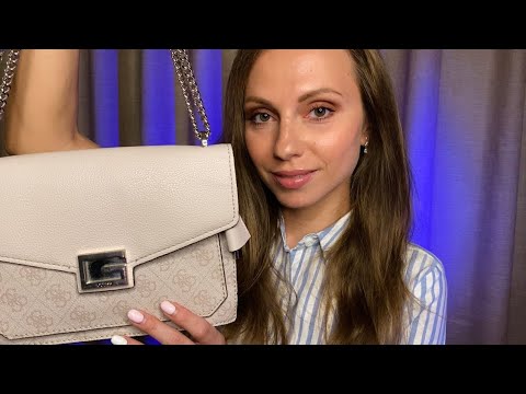 Видео: АСМР Сумочки👛МАКСИМУМ РАССЛАБЛЕНИЯ! Звуки кожи и нежного ШЕПОТА! ASMR Bags👜