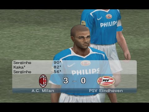 Видео: Мілан — ПСВ | PES 6 | Майстер Ліга | Сезон 2006