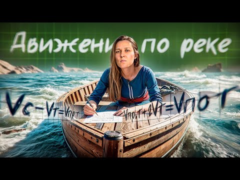 Видео: Фрагмент урока 6 класс на тему: Задачи на движение по реке