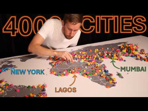 Видео: Я создал карту ВСЕХ городов мира.