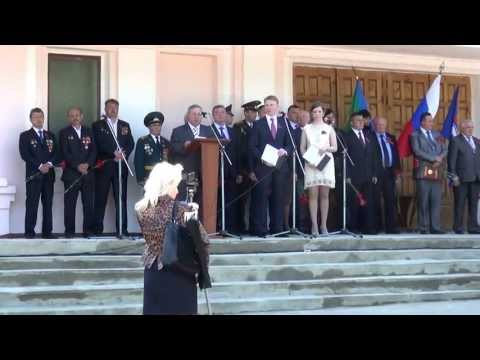 Видео: г.Мценск 8 мая -Возложение венков к Вечному Огню..