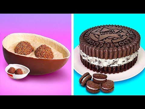 Видео: 🔴ВКУСНЫЕ РЕЦЕПТЫ! Удивительные кулинарные поделки! Как приготовить гигантские конфеты и печенье🍬🍫