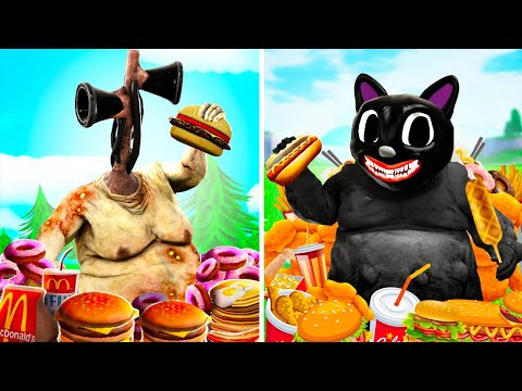 Видео: ТОЛСТЯК МУЛЬТЯШНЫЙ КОТ ПРОТИВ ТОЛСТЯКА СИРЕНОГОЛОВОГО В ГАРРИС МОД! SCP ЭКСПЕРИМЕНТ В Garry`s Mod!