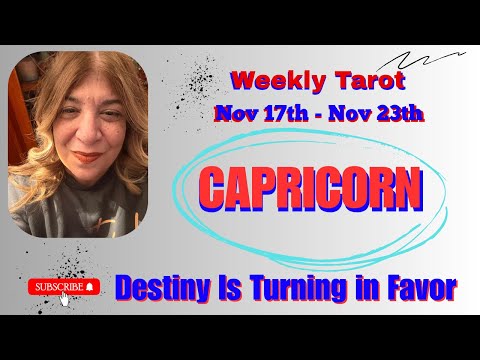 Видео: КОЗЕРОГ — Впереди большие прорывы! Судьба поворачивается к вам лицом | 17–23 ноября — Еженедельно...