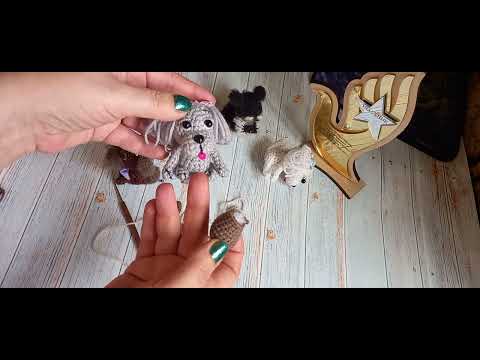Видео: #наталивяжет #амигуруми #мастеркласс #игрушкикрючком #Мастер класс собачки🐶