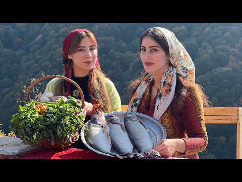 Видео: Как приготовить "галие махи" из свежих овощей на природе!