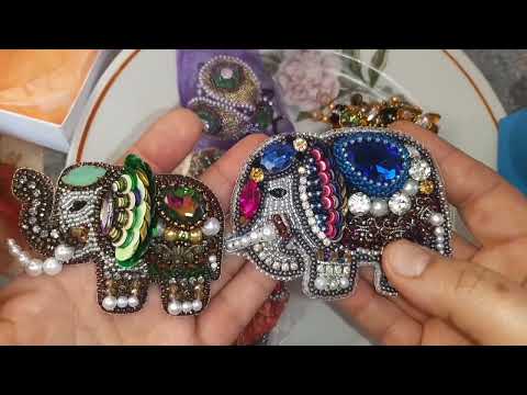 Видео: Броши ручной работы/ распродажа, или можно сделать на заказ различных цветов. 2 видео.