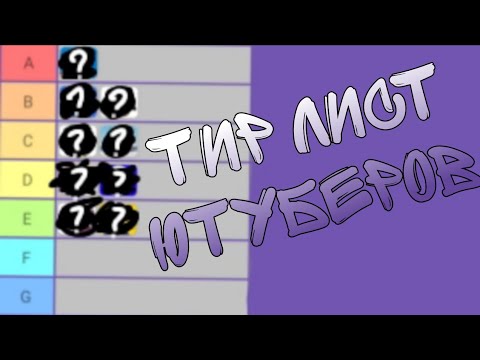 Видео: Тир лист ютуберов по роблокс 🤫🧏‍♂️