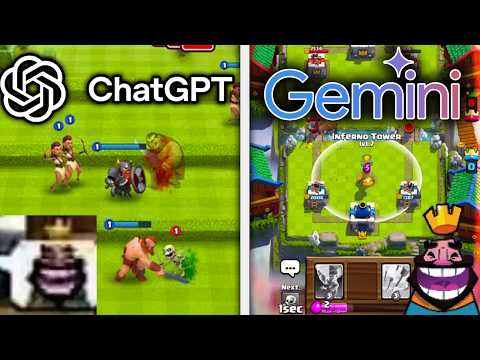 Видео: ChatGPT против Gemini создаёт Clash Royale с нуля
