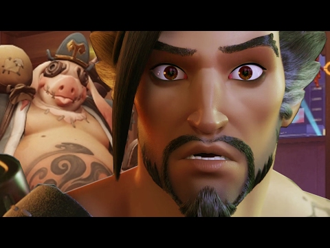 Видео: Маньяк посадил на хук Хандзо [OverWatch]