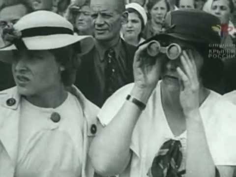 Видео: Авиапарад в Тушино 1937 год