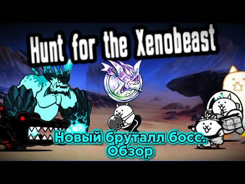 Видео: Hunt for the Xenobeast. Обзор. Новый бруталл босс - Mr. Beast? The battle cats