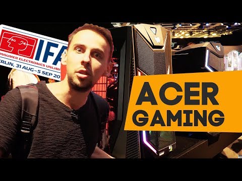 Видео: ACER Predator X, Triton 900, Thronos, VR Ojo 500 VR и Star VR One и десктопы - IFA 2018