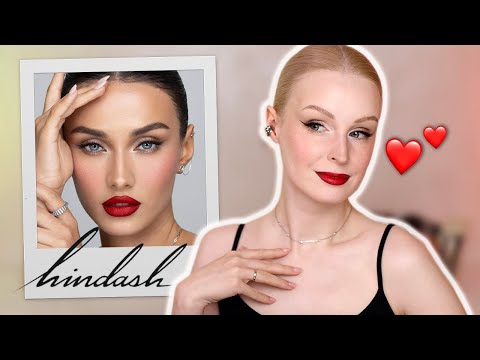 Видео: Повторяю голливудский макияж визажиста Hindash ❤️ Как сделать идеальные красные губы?