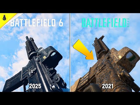 Видео: Battlefield 6 против Battlefield 2042 - сравнение деталей и физики