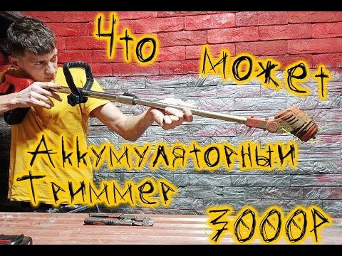 Видео: Что может аккумуляторный китайский триммер за 3000р. #обзор #qmz46 #триммер