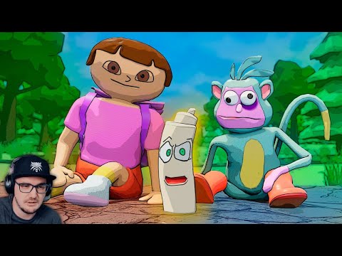 Видео: Даша и Животное ► (3D-пародия) Грибы, Лес | Реакция