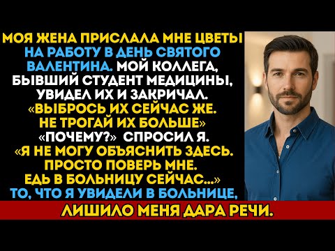 Видео: Жена прислала цветы на День Валентина — а бывший врач закричал: «Не трогай их!»