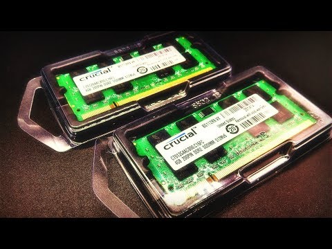 Видео: Модернизация ноутбука Toshiba Satellite P300-226. S01E02.  Crucial 2x4GB DDR2-800Mhz и Тесты!)
