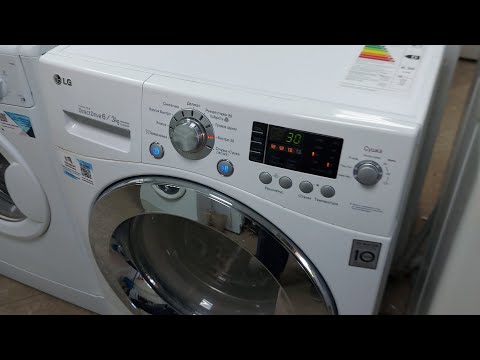 Видео: LG прямой привод с сушкой. Замена подшипников. Обзор стиральной машинки.