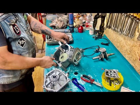 Видео: Замена колпачков М52. Сборка «ДЫРЧИКА» Наконец то он затарахтел.