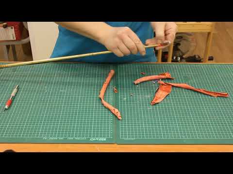 Видео: Планер F1A, изготовление фюзеляжа (балка). F1A glider, the manufacture of the fuselage (beam).