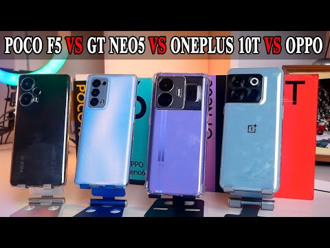 Видео: Poco F5 VS OnePlus 10T VS Realme Gt Neo 5 VS Oppo Reno 6 Pro Что выбрать?