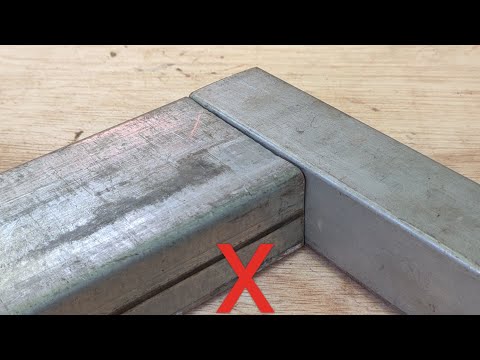 Видео: остановите плохую работу, два навыка резки сварщика для 90-градусных соединений