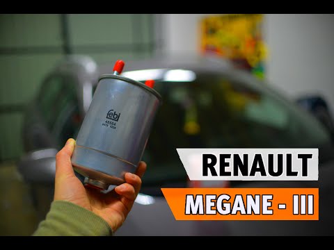 Видео: Замена топливного фильтра Renault Megane III