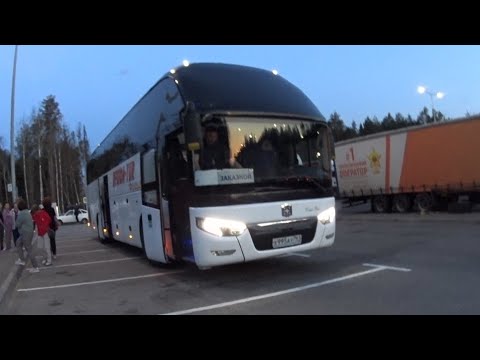 Видео: Везём паломников на Валаам//Тест-драйв автобуса ZHONG TONG 6127🚌Не обзор☝