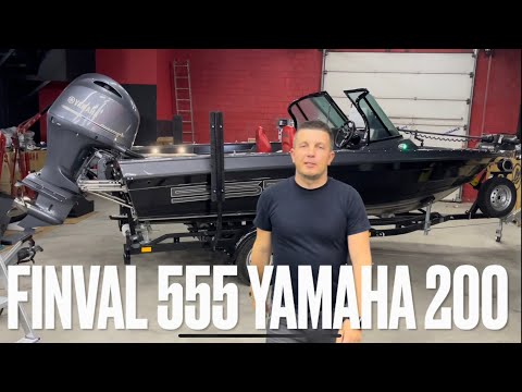 Видео: Finval 555 Fishpro + Yamaha 200. Обзор комплектации. Fish-master.com.ua