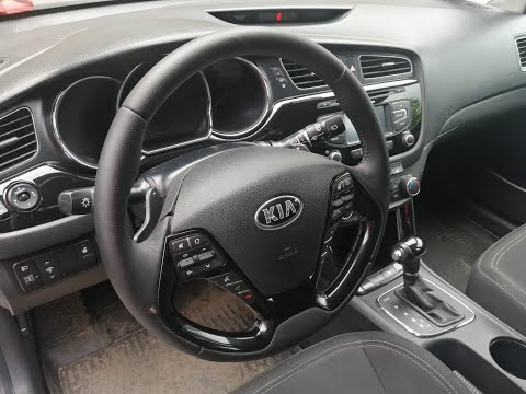 Видео: Kia Ceed JD - перетяжка руля.