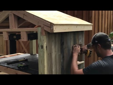 Видео: Chicken Coop: Пошаговая сборка V3.0 (Длинная версия с комментариями)