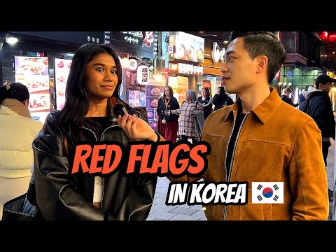 Видео: Девушки-иностранки в Корее столкнулись с проблемой «красного флага»