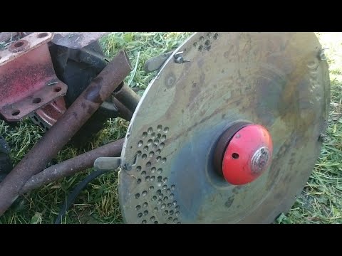 Видео: За 1000 руб. Роторная косилка для мотоблока .Самоделка.