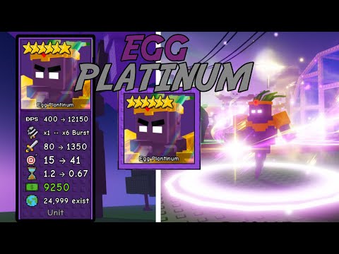 Видео: EGG PLATINUM - ЮНИТ-СТЭНД С НОВОЙ МЕХАНИКОЙ! | GARDEN TOWER DEFENSE ROBLOX!