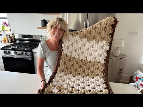 Видео: Узор одеяла «соты»