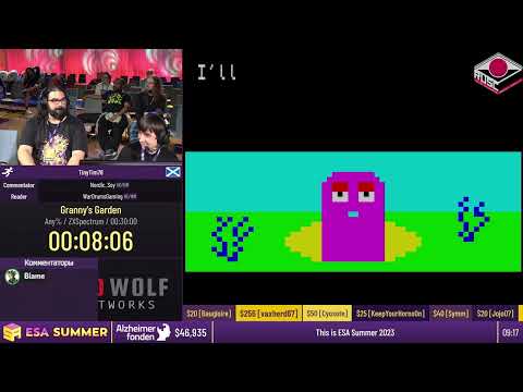Видео: [RU] Granny's Garden [Any%] от @TinyTim78 - #ESASummer2023