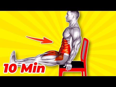 Видео: ➜ Мои 10 простых упражнений на стуле для быстрого фитнеса дома!