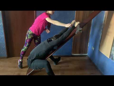 Видео: Упражнение скорая помощь сидя/профилактор Евминова/мягкая тракция позвоночника