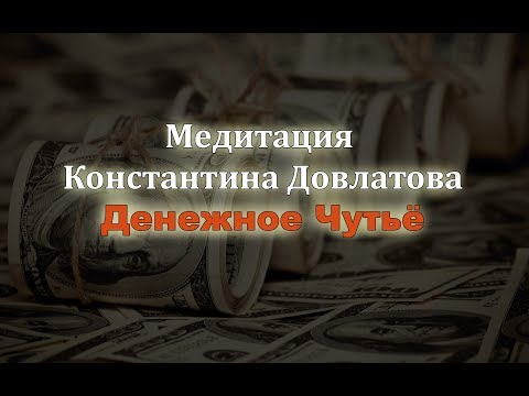 Видео: Константин Довлатов.  Реинтеграция на Денежное Чутьё