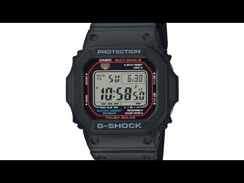 Видео: Настройка часов CASIO G-SHOCK GW-M5610U. Часть2