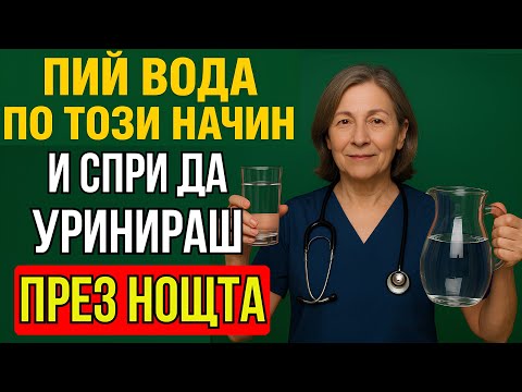 Видео: УРОЛОГ РАЗКРИВА: Как да пием ВОДА, за да НЕ СТАВАМЕ през нощта.