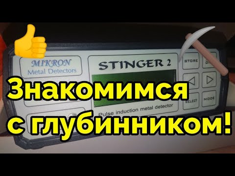 Видео: Глубинный металлоискатель Mikron Stinger 2 и его главное меню!