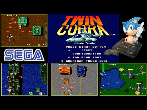 Видео: Twin Cobra (NO DAMAGE, HARDEST D)) (Сега / Mega Drive / Genesis) - Прохождение. БЕЗ КОММЕНТАРИЕВ.