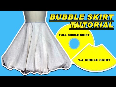 Видео: ЮБКА-ПУЗЫРЬ ИЛИ ШАР | КОМБИНАЦИЯ ЮБОК 1/4 И ЮБОК-КЛАССИК | ВЫКРОЙКА | LA MODÉLISTE